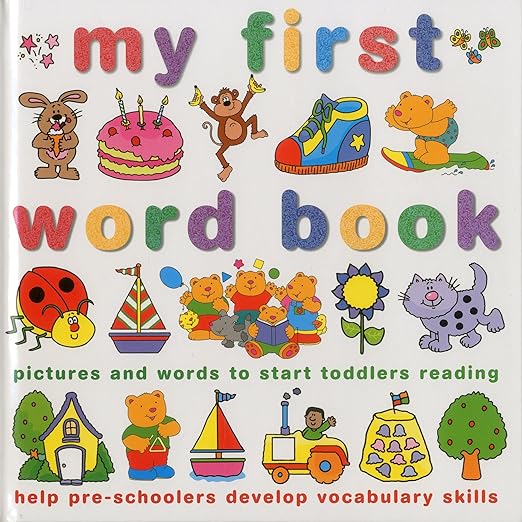 My First Word Book Pictures and Words to Start Toddlers Reading 