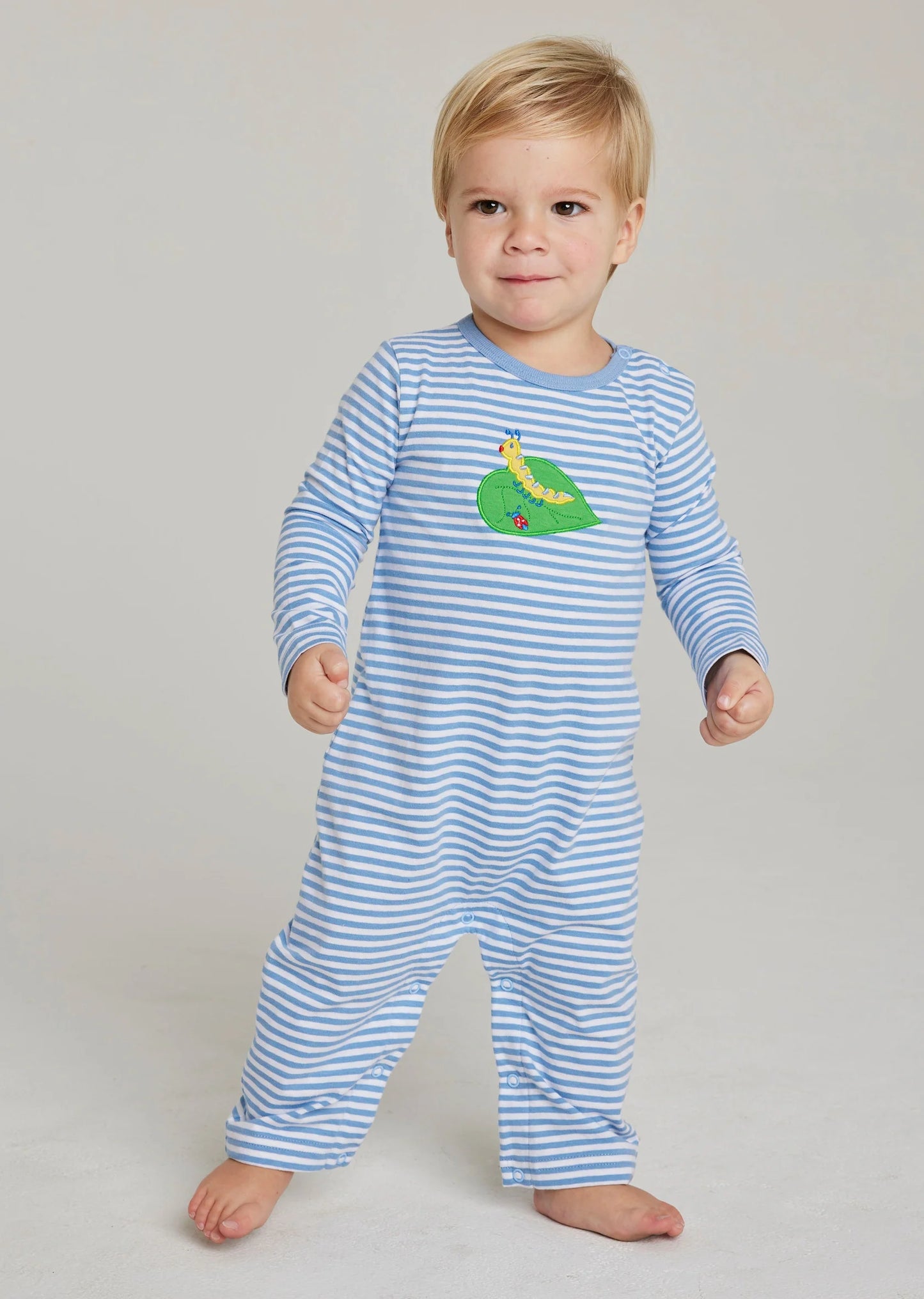 Little English Caterpillar Applique Romper for baby and children 