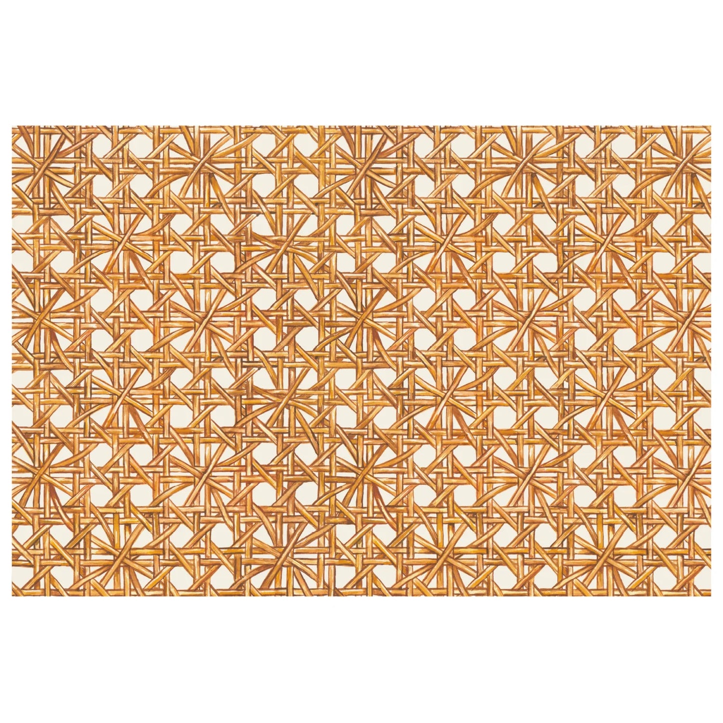Hester & Cook Rattan Weave Paper Placemats 