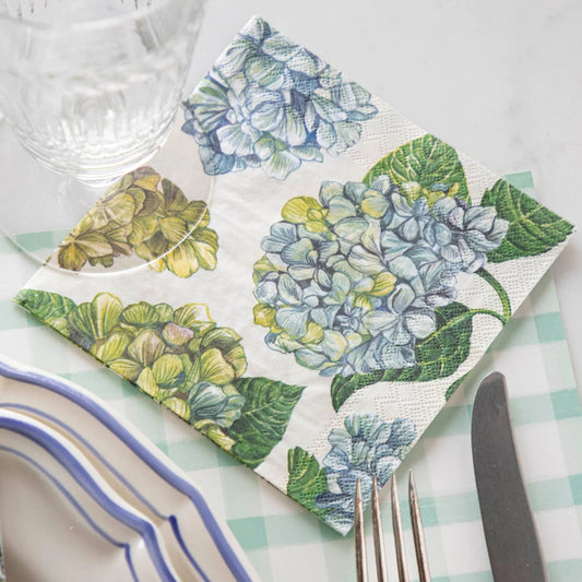 Hester and Cook Hydrangea Cocktail Napkin 