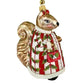 JingleNog Nutmeg Squirrel Christmas Ornament 