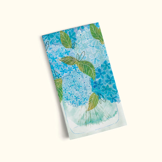 Werkshoppe Blue Hydrangeas Tea Towel 