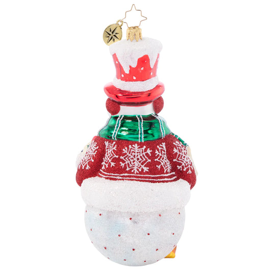 Christopher Radko Christmas Joy Snowman ornament 