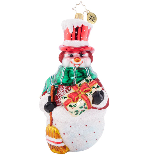 Christopher Radko Christmas Joy Snowman ornament 