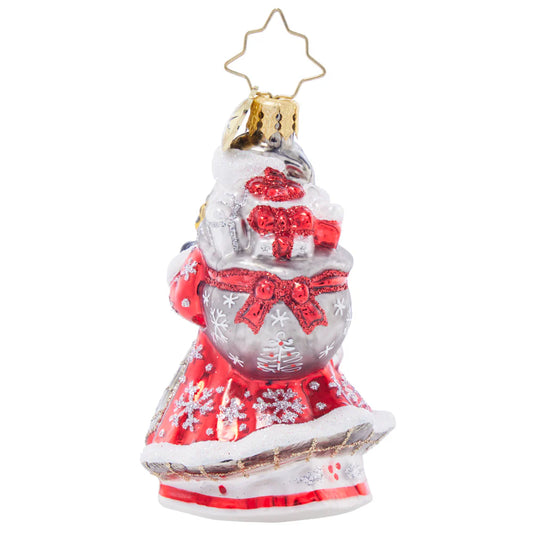 Christopher Radko Winter Splendor Santa Gem Ornament 