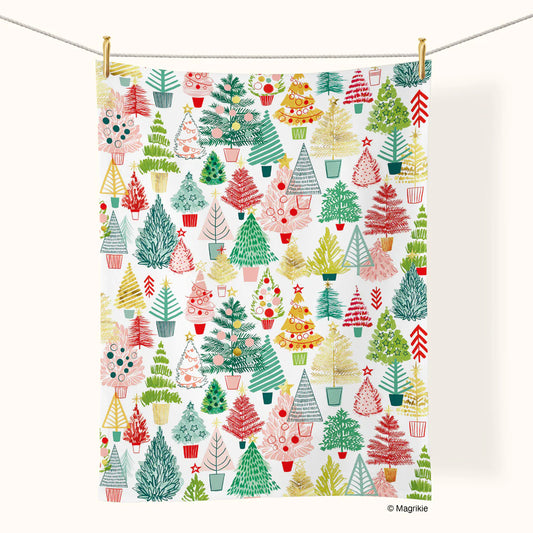 Werkshoppe Holiday Cotton Tea Towels Christmas