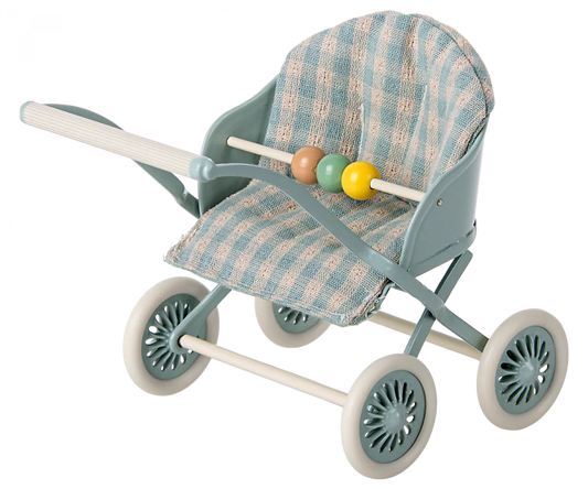 Maileg Baby Stroller mint for baby mouse 