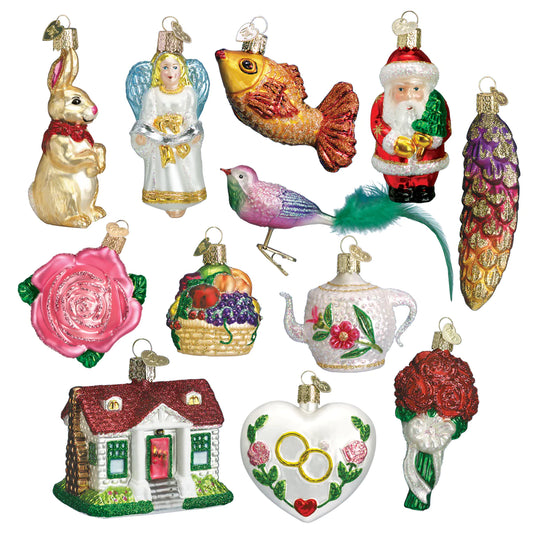 Old World Bride's Ornament Collection wedding gift Christmas ornaments