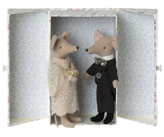 Maileg Wedding Mice Couple in a Box 