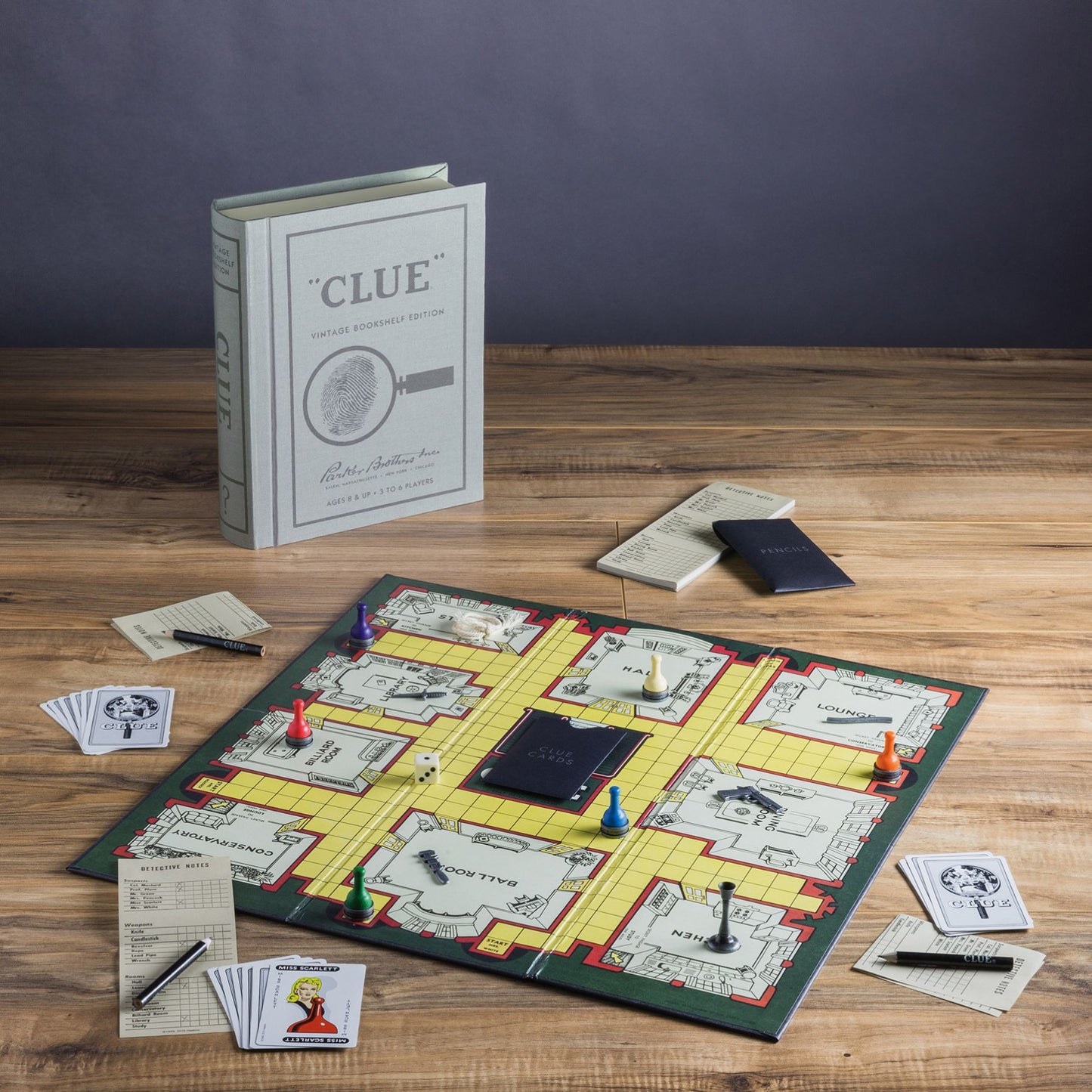 Clue Vintage Bookshelf Edition