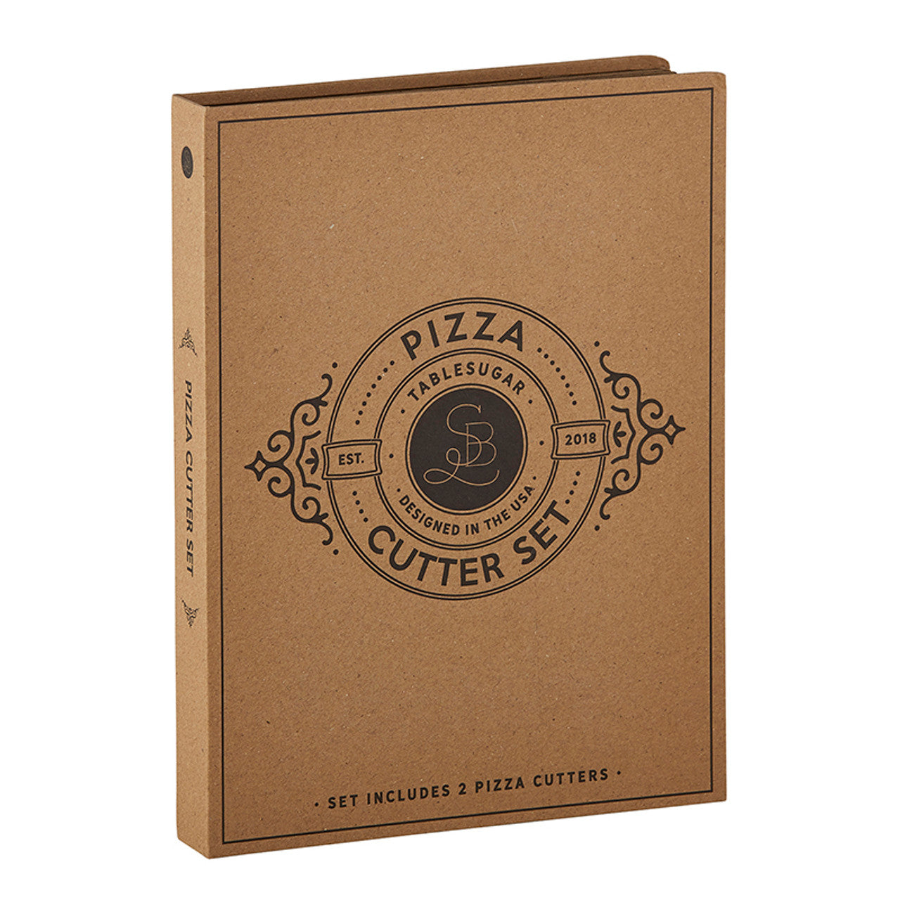 Pizza Cutter Set Book Box