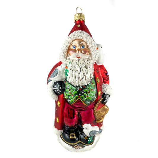 Heartfully Yours The Ornament King Roxbury Santa Christmas Ornament 