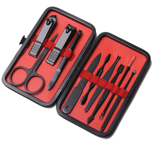 Mad Man Red 10-piece Grooming Kit