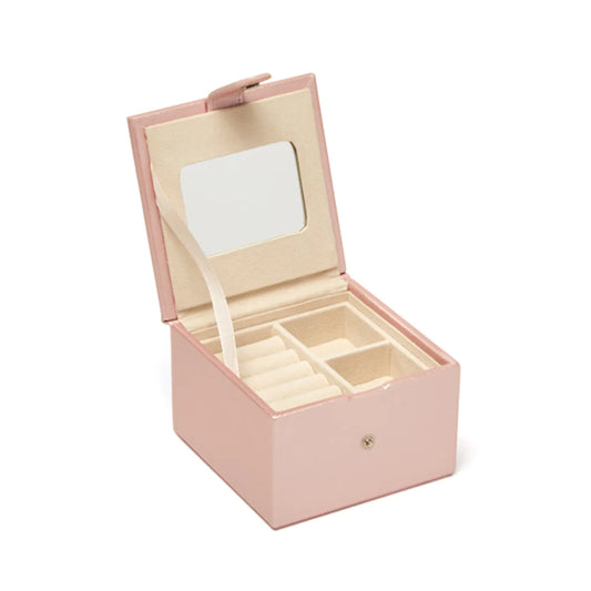 Brouk & Co Jodi 2 Tray Small Jewelry Box - Pink 