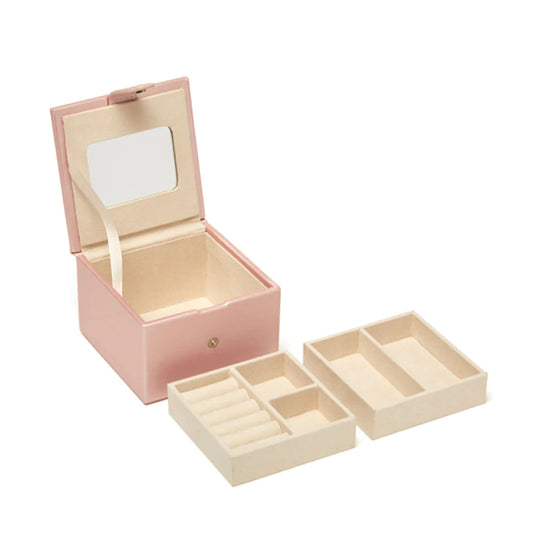 Brouk & Co Jodi 2 Tray Small Jewelry Box - Pink 
