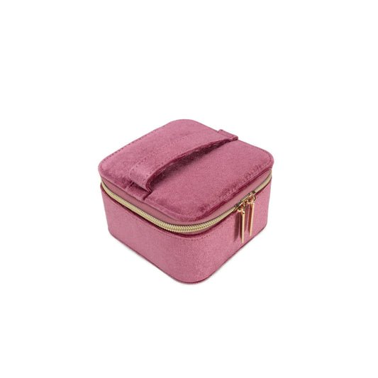 Brouk & Co. Vera Travel Jewelry Case with Pouch Berry 