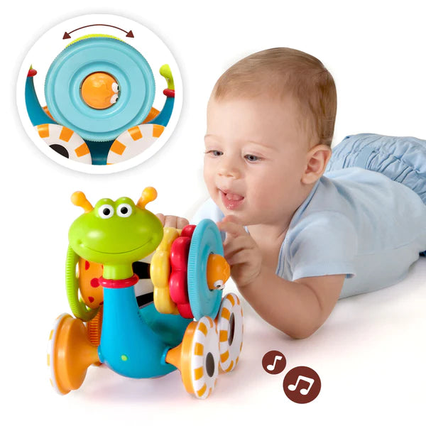 Yookidoo Crawl n' Go Snail toy for babies 