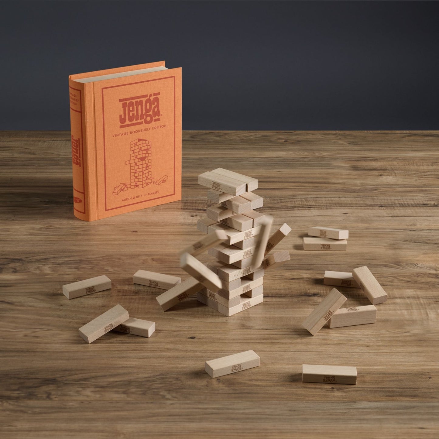 Jenga Vintage Bookshelf Edition