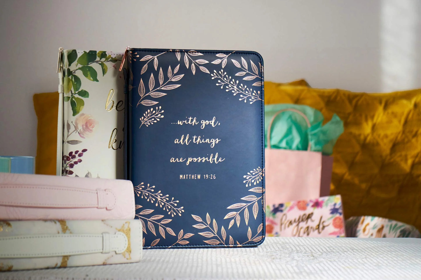 "With God" Bible Cover