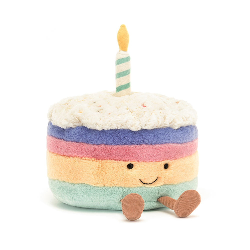 Amuseable Rainbow Birthday Cake-Large