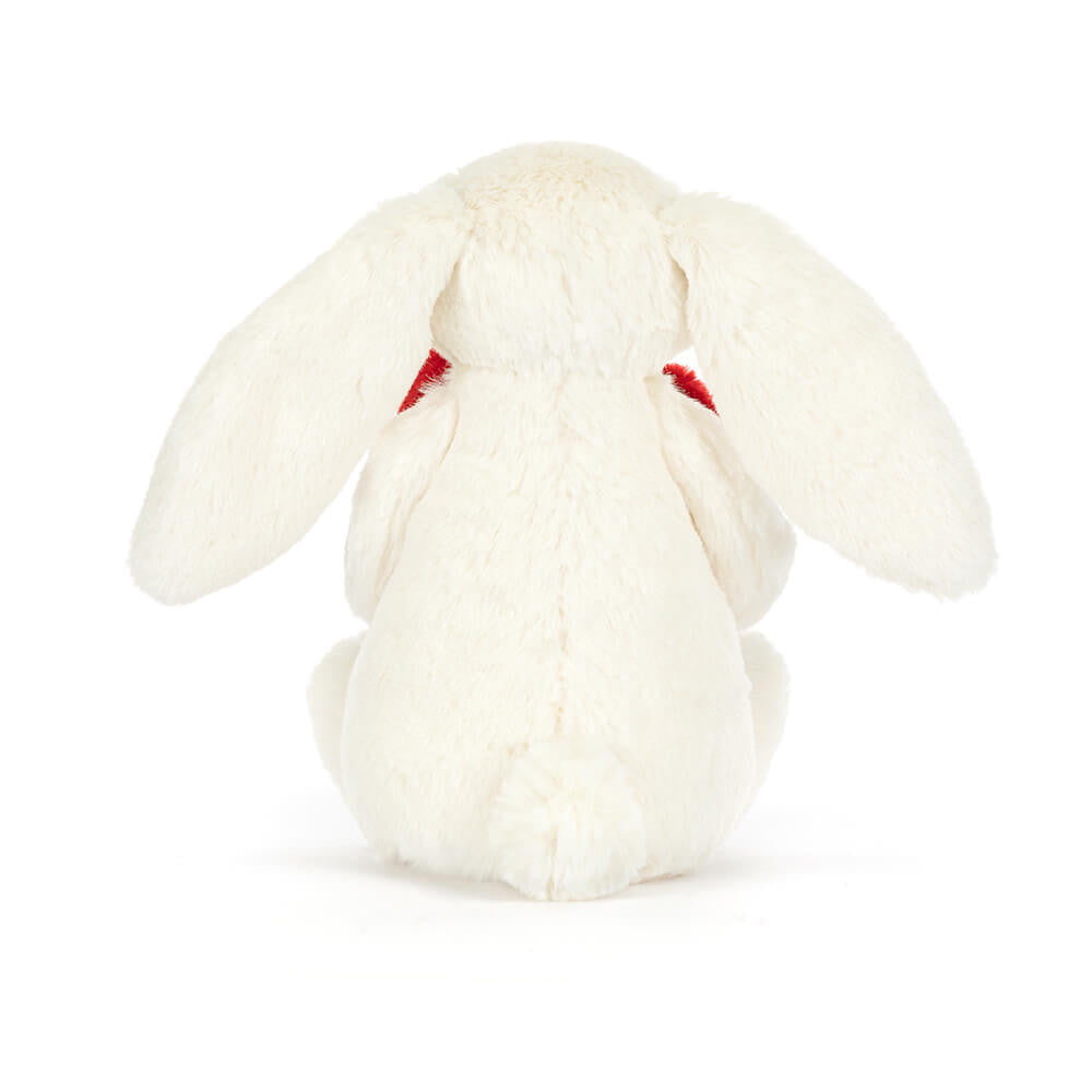 Bashful Red Love Heart Bunny Medium