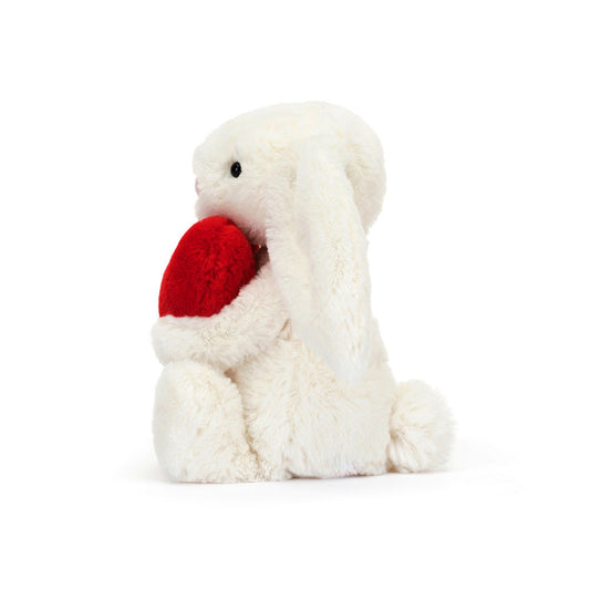 Bashful Red Love Heart Bunny Little