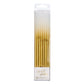 Birthday Candles - Gold & White