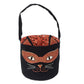Mon Ami Designs Cat Halloween Candy Bag Orange and Black
