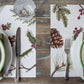 Hester & Cook Winter Collage paper placemats 