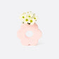 DOIY Pink Daisy flower ceramic vase 