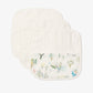Elegant Baby Treehouse Forest Organic Muslin Washcloths set of 3 