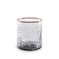 Croc Double Old-Fashioned with Gold Rim Set of 4 (Smoke Grey) Beatriz Ball