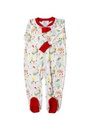 Sugarplum Zipper PJ