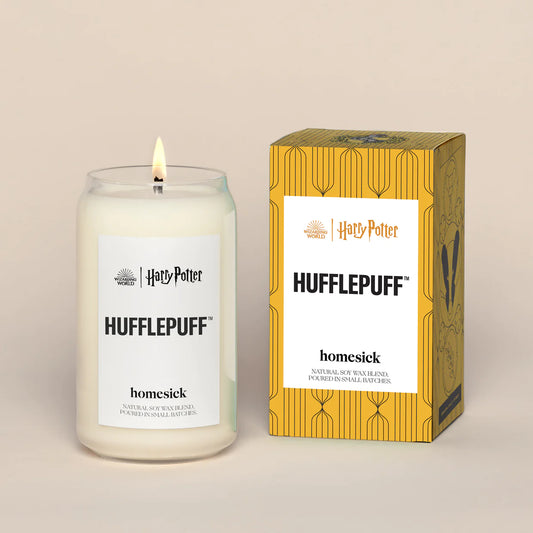 Homesick Harry Potter Hufflepuff Candle Chamomile and Burnt Sugar