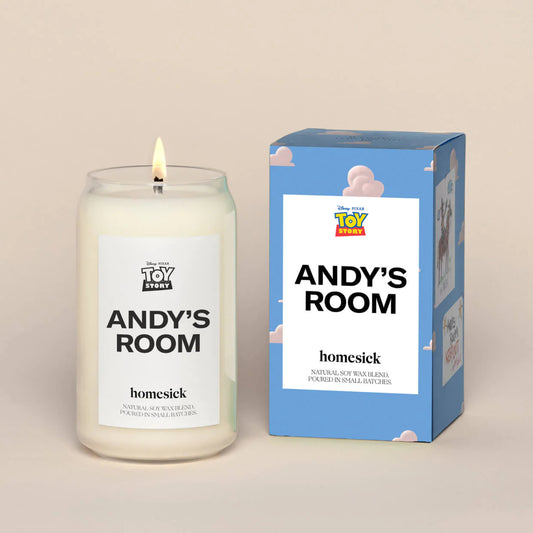 Homesick Andy's Room Candle Toy Story Disney Pixar Cotton Scent