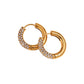 HJane Jewels Jane Huggie Hoops gold earrings 