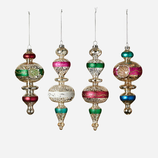 Reflector Finial Ornaments