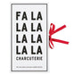 Red Charcuterie Essentials Book Box - Fa La La