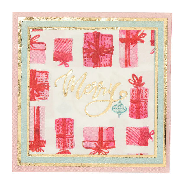 Sophistiplate Sugar Plum Jolly Holiday Cocktail Napkins pack of 20 