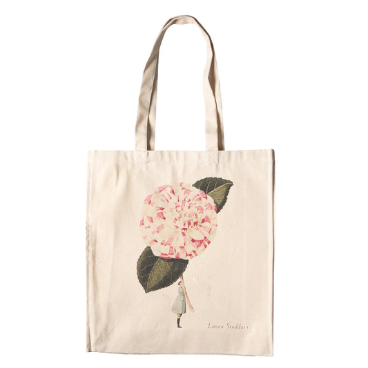 Hester & Cook Camelia In Bloom Canvas Tote bag 