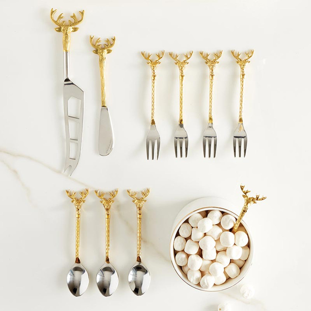 Stag Charcuterie Essentials Spoons - Set of 4