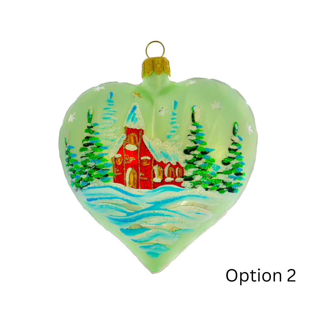 Heartfully Yours The Ornament King Country Heart Christmas ornaments 