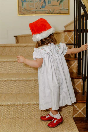 The Proper Peony Garland Christmas Dress for girls 