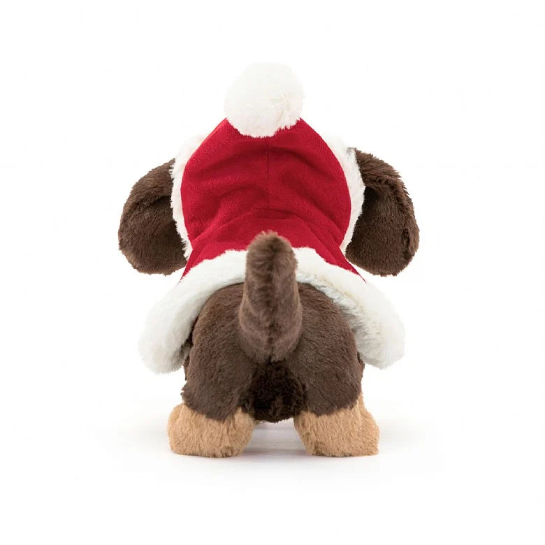 Jellycat Winter Warmer Otto Sausage Dog Adorable and Fluffy