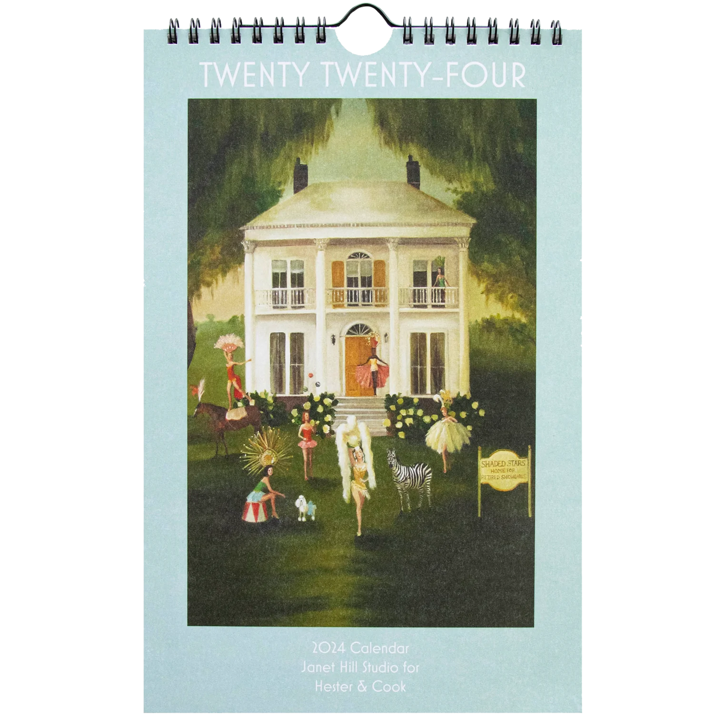 Hester & Cook Janet Hill Studio Petite Whimsical Worlds 2024 Calendar 