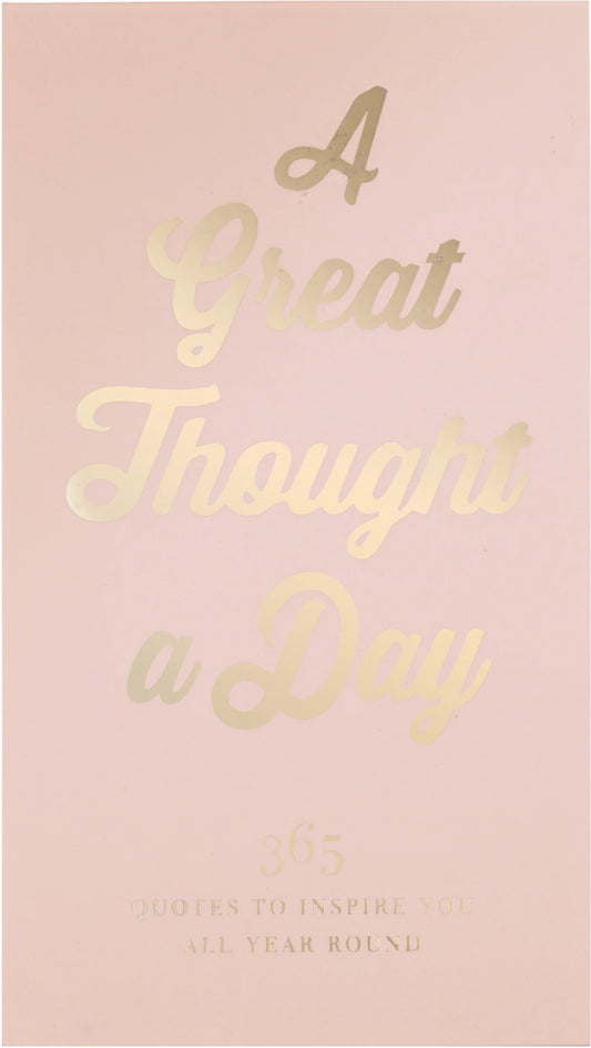 Eccolo A Great Thought A Day Pad Classic Pink Notepad 4.5"x8" 