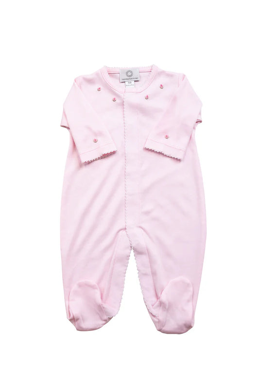 Pima Footed Pajamas - Pink