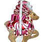 Jingle Nog Ria Renna glass Christmas Ornament 