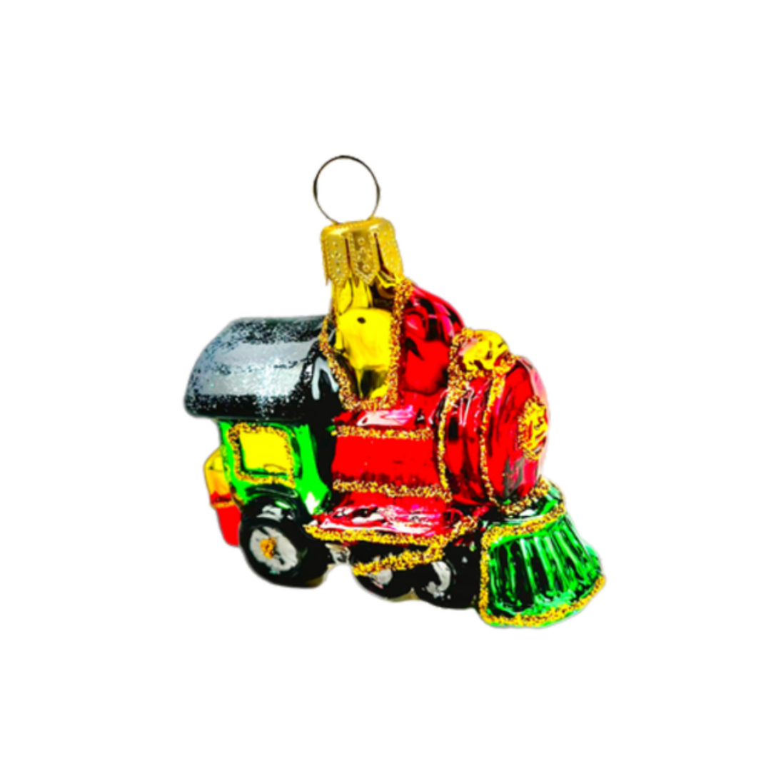 The Ornament King Heartfully Yours Christopher Radko Red Express train Christmas Ornament 