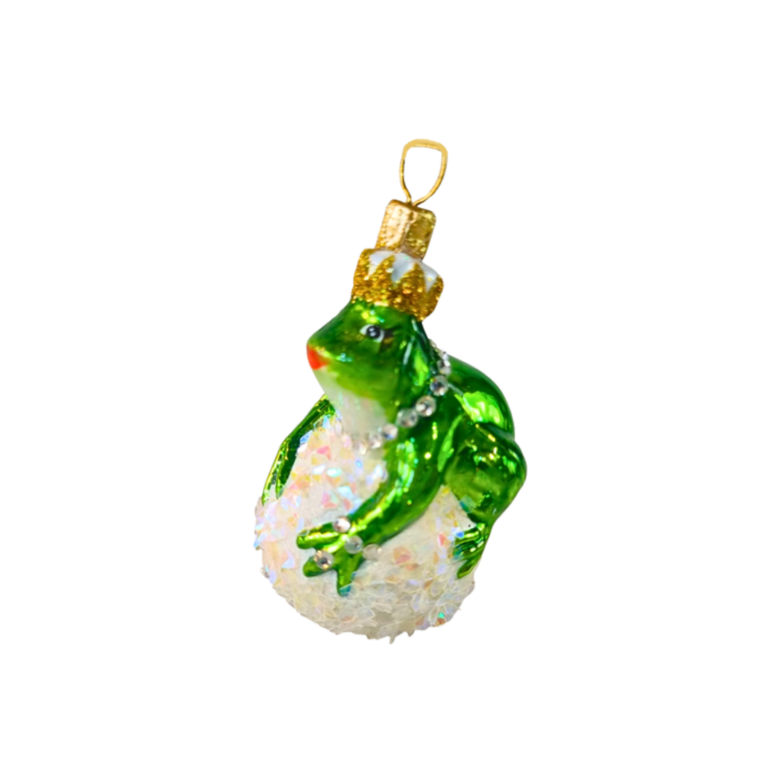 The Ornament King Heartfully yours Regal Roy Frog Ornament Christopher Radko 